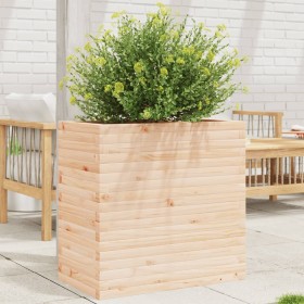 Jardinera madera maciza de pino 70x40x68,5 cm de vidaXL, Maceteros y jardineras - Ref: Foro24-3282484, Precio: 152,99 €, Desc...