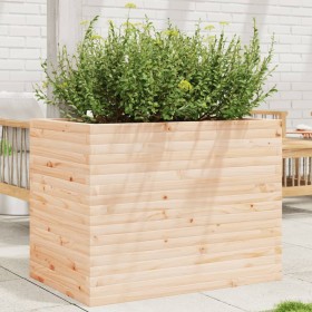 Jardinera madera maciza de pino 90x60x68,5 cm de vidaXL, Maceteros y jardineras - Ref: Foro24-3282499, Precio: 205,99 €, Desc...