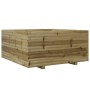 Pine wood planter impregnated 100x100x49.5 cm by vidaXL, Pots and planters - Ref: Foro24-3282543, Price: 243,99 €, Discount: %