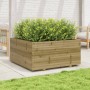 Pine wood planter impregnated 100x100x49.5 cm by vidaXL, Pots and planters - Ref: Foro24-3282543, Price: 243,99 €, Discount: %