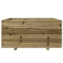 Pine wood planter impregnated 100x100x49.5 cm by vidaXL, Pots and planters - Ref: Foro24-3282543, Price: 243,99 €, Discount: %