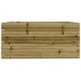 Pine wood planter impregnated 100x100x49.5 cm by vidaXL, Pots and planters - Ref: Foro24-3282543, Price: 243,99 €, Discount: %