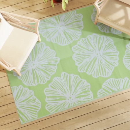 Alfombra de exterior PP verde 140x200 cm de vidaXL, Protectores para exterior - Ref: Foro24-368596, Precio: 29,98 €, Descuent...