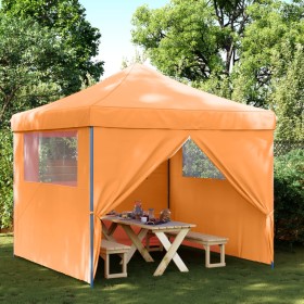 Folding Pop-Up Party Tent with 4 Orange Side Walls by vidaXL, Tents and gazebos - Ref: Foro24-4004929, Price: 151,52 €, Disco...