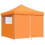 Folding Pop-Up Party Tent with 4 Orange Side Walls by vidaXL, Tents and gazebos - Ref: Foro24-4004929, Price: 151,40 €, Disco...