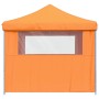 Folding Pop-Up Party Tent with 4 Orange Side Walls by vidaXL, Tents and gazebos - Ref: Foro24-4004929, Price: 151,40 €, Disco...