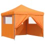 Pop Up faltbares Partyzelt 4 Seitenwände orange von vidaXL, Zelte und Pavillons - Ref: Foro24-4004929, Preis: 151,52 €, Rabat...