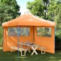 Folding Pop-Up Party Store with 2 Orange Side Walls by vidaXL, Tents and gazebos - Ref: Foro24-4004922, Price: 141,33 €, Disc...