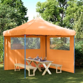 Pop Up faltbares Partyzelt 2 Seitenwände orange von vidaXL, Zelte und Pavillons - Ref: Foro24-4004922, Preis: 141,99 €, Rabat...