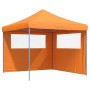 Pop Up faltbares Partyzelt 2 Seitenwände orange von vidaXL, Zelte und Pavillons - Ref: Foro24-4004922, Preis: 141,99 €, Rabat...