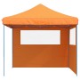 Pop Up faltbares Partyzelt 2 Seitenwände orange von vidaXL, Zelte und Pavillons - Ref: Foro24-4004922, Preis: 141,33 €, Rabat...