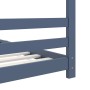 Children's bed frame solid gray pine wood 90x200 cm by vidaXL, Cribs and beds for children - Ref: Foro24-289615, Price: 178,0...