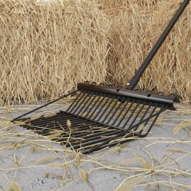 Rake head with 18 black steel tines by vidaXL, livestock feeding - Ref: Foro24-172480, Price: 25,91 €, Discount: %