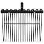 Rake head with 18 black steel tines by vidaXL, livestock feeding - Ref: Foro24-172480, Price: 27,18 €, Discount: %