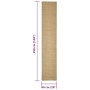 Alfombra de sisal para rascador 66x350 cm de vidaXL, Accesorios de muebles para gatos - Ref: Foro24-3203414, Precio: 120,70 €...