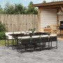 9-piece garden dining set and black synthetic rattan cushions by vidaXL, Garden sets - Ref: Foro24-3211458, Price: 548,99 €, ...