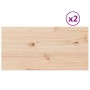 Rectangular table top 2 pcs pine wood 70x35x2.5 cm by vidaXL, Table tops - Ref: Foro24-847426, Price: 43,99 €, Discount: %