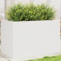 Solid white pine wood planter 110x60x68.5 cm by vidaXL, Pots and planters - Ref: Foro24-3282505, Price: 273,99 €, Discount: %