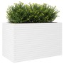 Solid white pine wood planter 110x60x68.5 cm by vidaXL, Pots and planters - Ref: Foro24-3282505, Price: 273,99 €, Discount: %