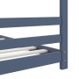 Children's bed frame solid gray pine wood 70x140 cm by vidaXL, Cribs and beds for children - Ref: Foro24-289613, Price: 114,2...