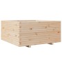 Jardinera madera maciza de pino 100x100x49,5 cm de vidaXL, Maceteros y jardineras - Ref: Foro24-3282539, Precio: 217,21 €, De...