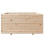 Jardinera madera maciza de pino 100x100x49,5 cm de vidaXL, Maceteros y jardineras - Ref: Foro24-3282539, Precio: 217,21 €, De...