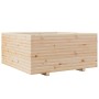 Jardinera madera maciza de pino 100x100x49,5 cm de vidaXL, Maceteros y jardineras - Ref: Foro24-3282539, Precio: 217,21 €, De...