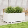 Solid white pine wood planter 110x60x49.5 cm by vidaXL, Pots and planters - Ref: Foro24-3282570, Price: 218,66 €, Discount: %