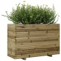 Jardinera madera de pino impregnada 110x40x72 cm de vidaXL, Maceteros y jardineras - Ref: Foro24-3282643, Precio: 240,72 €, D...