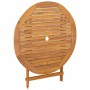 Set de comedor de jardín 5 pzas tela madera maciza blanco crema de vidaXL, Conjuntos de jardín - Ref: Foro24-3281772, Precio:...