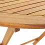 Set de comedor de jardín 5 pzas tela madera maciza blanco crema de vidaXL, Conjuntos de jardín - Ref: Foro24-3281772, Precio:...