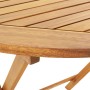 Set de comedor de jardín 5 pzas tela madera maciza blanco crema de vidaXL, Conjuntos de jardín - Ref: Foro24-3281820, Precio:...