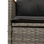 Garden chairs and table with cushions 3 pieces gray PE rattan by vidaXL, Garden sets - Ref: Foro24-3276843, Price: 311,54 €, ...