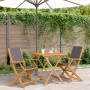 3-piece bistro set anthracite fabric and solid wood by vidaXL, Garden sets - Ref: Foro24-3281881, Price: 198,40 €, Discount: %