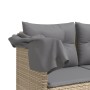 Garden sofa set with cushions 5 pieces beige synthetic rattan by vidaXL, Garden sets - Ref: Foro24-3261542, Price: 371,06 €, ...