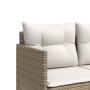 Garden sofa set with cushions 5 pieces beige synthetic rattan by vidaXL, Garden sets - Ref: Foro24-3261537, Price: 329,39 €, ...