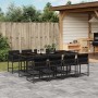 9-piece garden dining set and black synthetic rattan cushions by vidaXL, Garden sets - Ref: Foro24-3211459, Price: 551,16 €, ...