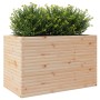 Jardinera madera maciza de pino 110x60x68,5 cm de vidaXL, Maceteros y jardineras - Ref: Foro24-3282504, Precio: 228,63 €, Des...