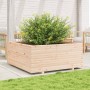 Jardinera madera maciza de pino 110x110x49,5 cm de vidaXL, Maceteros y jardineras - Ref: Foro24-3282544, Precio: 240,58 €, De...