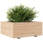 Jardinera madera maciza de pino 110x110x49,5 cm de vidaXL, Maceteros y jardineras - Ref: Foro24-3282544, Precio: 240,58 €, De...