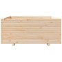 Jardinera madera maciza de pino 110x110x49,5 cm de vidaXL, Maceteros y jardineras - Ref: Foro24-3282544, Precio: 240,58 €, De...