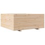 Jardinera madera maciza de pino 110x110x49,5 cm de vidaXL, Maceteros y jardineras - Ref: Foro24-3282544, Precio: 240,58 €, De...