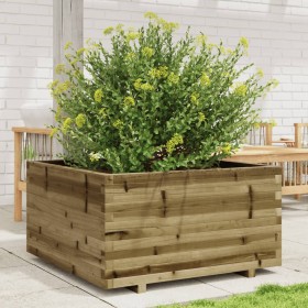 Jardinera madera de pino impregnada 90x90x49,5 cm de vidaXL, Maceteros y jardineras - Ref: Foro24-3282538, Precio: 219,99 €, ...