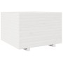 Solid white pine wood planter 70x70x49.5 cm by vidaXL, Pots and planters - Ref: Foro24-3282525, Price: 179,67 €, Discount: %