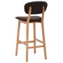 Kitchen stools 2 units brown fabric by vidaXL, Kitchen stools - Ref: Foro24-289370, Price: 160,99 €, Discount: %