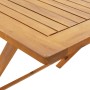 Garden dining set 5 pieces beige solid wood fabric by vidaXL, Garden sets - Ref: Foro24-3281835, Price: 366,99 €, Discount: %