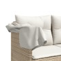 Gartensofa-Set mit Kissen, 5-teilig, beiges synthetisches Rattan von vidaXL, Gartensets - Ref: Foro24-3261543, Preis: 371,06 ...