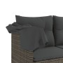 Garden sofa set with cushions 5 pieces gray synthetic rattan by vidaXL, Garden sets - Ref: Foro24-3261541, Price: 371,63 €, D...