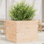 Jardinera de madera maciza de pino 80x80x68,5 cm de vidaXL, Maceteros y jardineras - Ref: Foro24-3282479, Precio: 215,84 €, D...