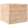 Jardinera de madera maciza de pino 80x80x68,5 cm de vidaXL, Maceteros y jardineras - Ref: Foro24-3282479, Precio: 215,84 €, D...